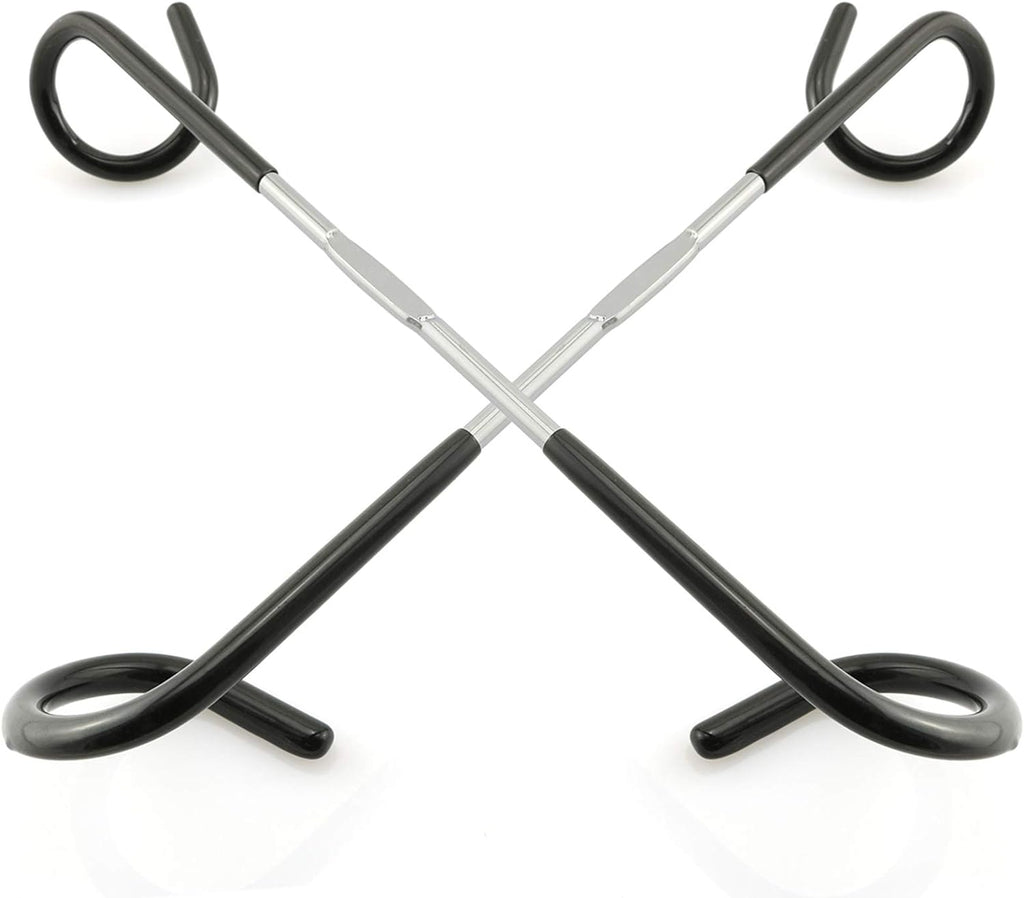 2Pcs Camping Light Hook 26Cm in Green, Outdoor Camping Equipment Tent Lamp Hanger for Camping Travelling Adventure